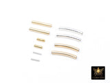 14 K Gold Filled Crimp Cut Tube Beads, 925 Sterling Silver Short Tube Beads # 290, 5 mm