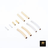 14 K Gold Filled Crimp Cut Tube Beads, 925 Sterling Silver Short Tube Beads # 290, 5 mm