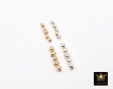 USA 14 K Gold Filled Faceted Beads, 925 Sterling Silver Faceted Seamless Beads # 2278, High Quality Nugget 2 mm or 2.5 mm or 3 mm
