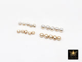 USA 14 K Gold Filled Faceted Beads, 925 Sterling Silver Faceted Seamless Beads # 2278, High Quality Nugget 2 mm or 2.5 mm or 3 mm - 14 K Gold Filled / 2.0 mm-10 Piece