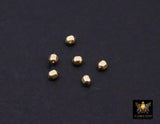 USA 14 K Gold Filled Oval Beads, 3 mm Faceted Seamless Beads # 3261, 2.5 mm High Quality Oval Beads