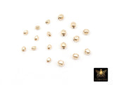 14 K Gold Filled Oval Beads, 3 mm Faceted Seamless Beads # 3261, 2.5 mm High Quality Oval Beads