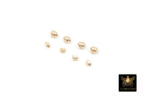 14 K Gold Filled Oval Beads, 3 mm Faceted Seamless Beads # 3261, 2.5 mm High Quality Oval Beads