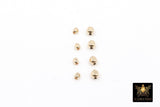 14 K Gold Filled Oval Beads, 3 mm Faceted Seamless Beads # 3261, 2.5 mm High Quality Oval Beads