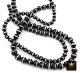 Tibetan Black And White Agate Beads, DZI Agate Black and White Color Beads BS# 155, sizes 6 mm 8 mm