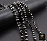 Tibetan Black And White Agate Beads, DZI Agate Black and White Color Beads, sizes 6 mm 8 mm, 15 inch FULL Strands