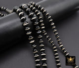 Tibetan Black And White Agate Beads, DZI Agate Black and White Color Beads, sizes 6 mm 8 mm, 15 inch FULL Strands