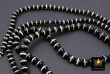 Tibetan Black And White Agate Beads, DZI Agate Black and White Color Beads BS# 230, sizes 6 mm 8 mm