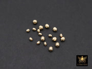 14 K Gold Filled Oval Beads, 3 mm Faceted Seamless Beads # 3261, 2.5 mm High Quality Oval Beads