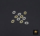 925 Sterling Silver Oval Push Clasp, 10 mm Silver Spring Oval Shaped # 2295, 2 Styles Clip Connector