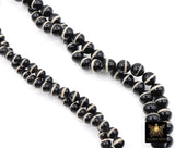 Tibetan Black And White Agate Beads, DZI Agate Black and White Color Beads BS# 155, sizes 6 mm 8 mm