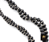 Tibetan Black And White Agate Beads, DZI Agate Black and White Color Beads BS# 230, sizes 6 mm 8 mm