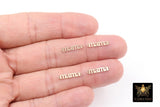 14 K Gold Filled Mama Connector, Gold Mom Charm (18mm), Dainty Mothers Day Gifts, Block Mama Word, Permanent Jewelry
