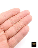 14 K Gold Filled Ball End Headpins, 14 20 Long Wire Round Ball Pins Bead Inserts AG 217, 1.5 Inch long with 2.0 mm Head, 24 Gauge