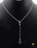 925 Sterling Silver Oval Rolo Bar Necklace, Adjustable 14 K Gold Filled Lariat Choker, Long Short Bar Charm Necklace
