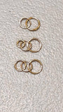 Custom Order- 3 Ring and 2 Ring Infinity Rings, 14 K Gold Filled