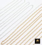 14 K Gold Filled Mariner Chains, 925 Silver Smooth Mariner CH# 905, Anchor Sequin Smooth Flat Chain
