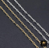 14 K Gold Filled Mariner Chains, 925 Silver Smooth Mariner CH# 905, Anchor Sequin Smooth Flat Chain