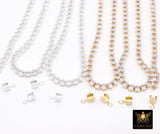 14 K Gold Filled CZ Chain, 3.1 mm 925 Sterling Silver Genuine Oval Baguette Cubic Zirconia CH# 930, By The Foot