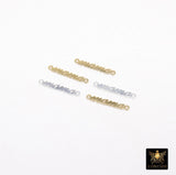 14 K Gold Filled Mama Connector, 925 Sterling Silver Mom Links # 3113, Script 18 mm Dainty Mothers Day Gifts, Mama Word, Permanent Jewelry