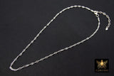 14 K Gold Filled Anchor Chain  Chain Link Necklace, 925 Sterling Silver Paperclip Bar Chain Choker, Mariner Nugget Hammered Chain