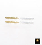14 K Gold Filled Mama Connector, 925 Sterling Silver Mom Links # 3113, Script 18 mm Dainty Mothers Day Gifts, Mama Word, Permanent Jewelry