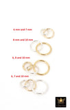 Mixed Metal Solder Rings, 14 K Gold Filled 3 Ring and 2 Ring Infinity Rings, 925 Sterling Silver Soldered Linking Rings