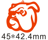 Custom Order Bulldog Head Charms