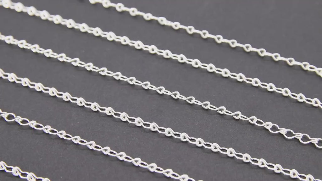 925 Sterling Silver Ladder Jewelry Chains CH# 808, 5.2 mm Ladder Chain, Unfinished Rolo Chains