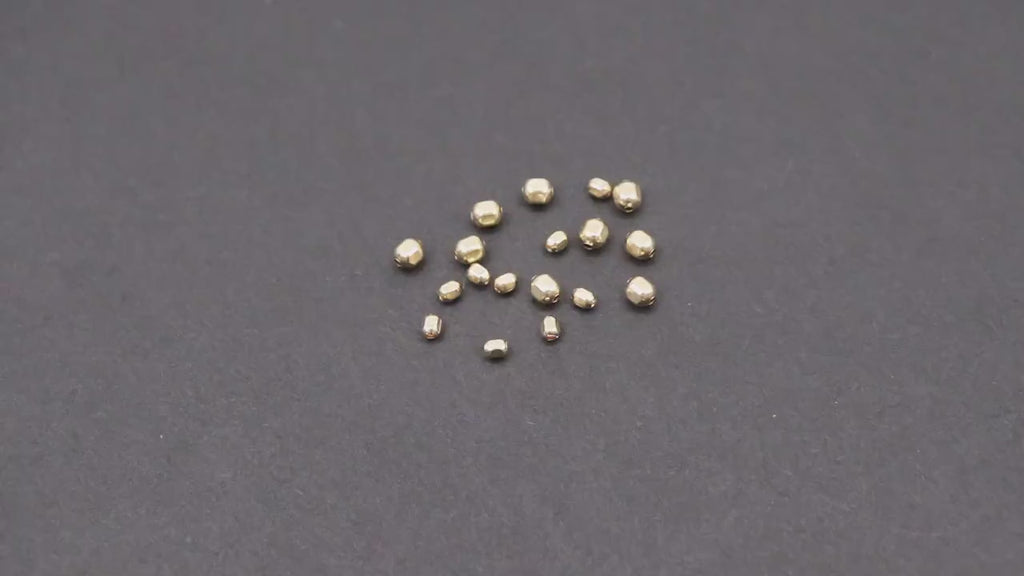 14 K Gold Filled Oval Beads, 3 mm Faceted Seamless Beads # 3261, 2.5 mm High Quality Oval Beads