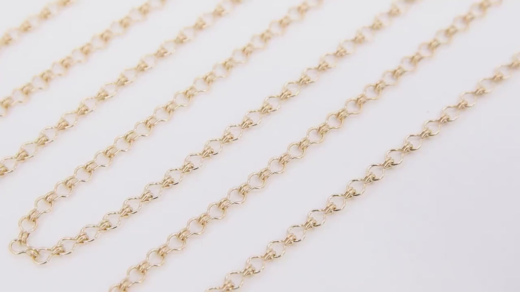 14 K Gold Filled Ladder Jewelry Chains, 5.2 mm Ladder Chain CH# 704, Unfinished Genuine 14 20 Gold