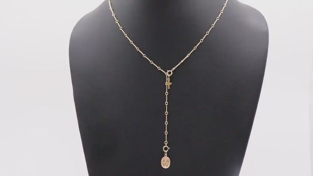 925 Sterling Silver Long Bar Necklace, Adjustable 14 K Gold Filled Bar Chain Lariat Choker, Long Bar Charms Necklace