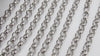 Silver ROLO Chain, 10 mm Stainless Steel Round Chains CH #105, Large Thick Unfinished Jewelry Chains