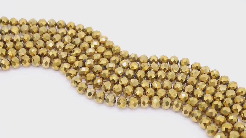 Gold New Orleans Saints Beads,  Plated Titanium Gold Beads BS #223, size 10mm