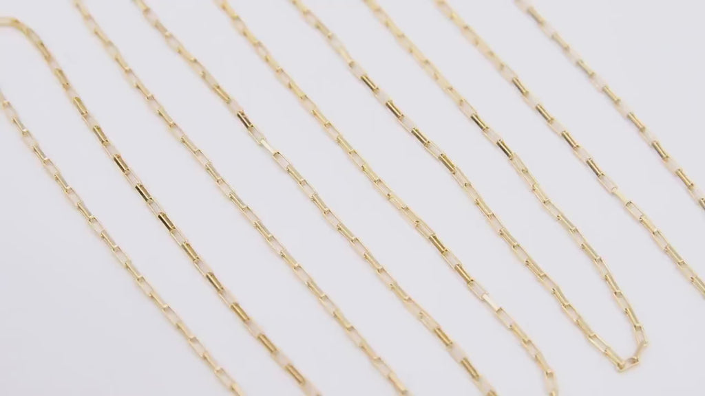 14 K Gold Filled Box Chains, 14 20 Unfinished By The Foot CH #710, 3 mm Venetian Thick Box Chain