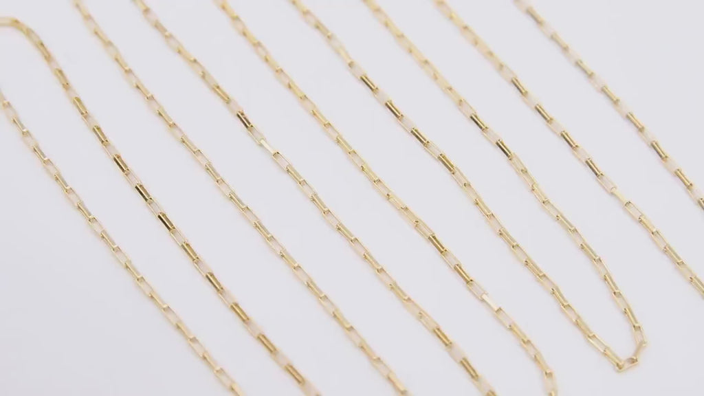 14 K Gold Filled Box Chains, 14 20 Unfinished By The Foot, 3 mm Venetian Thick Box Chain