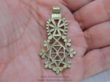 Gold Brass Pendant Small African Cross Pendants