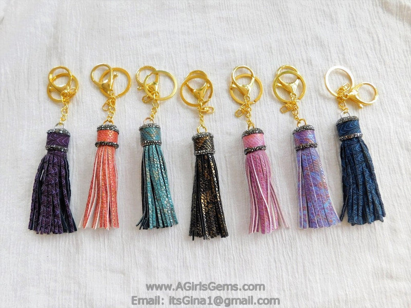Snakeskin Tassel - A Girls Gems