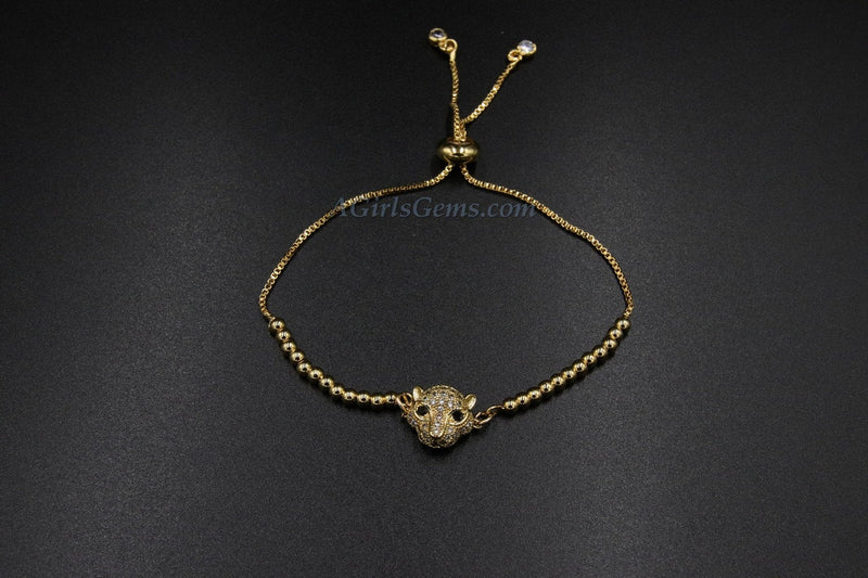 Tiger Head Bracelet - A Girls Gems