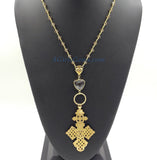 Gold Coptic Cross Necklace