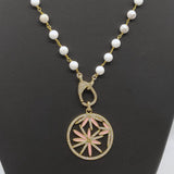 Gold Lotus Flower Necklace - A Girls Gems