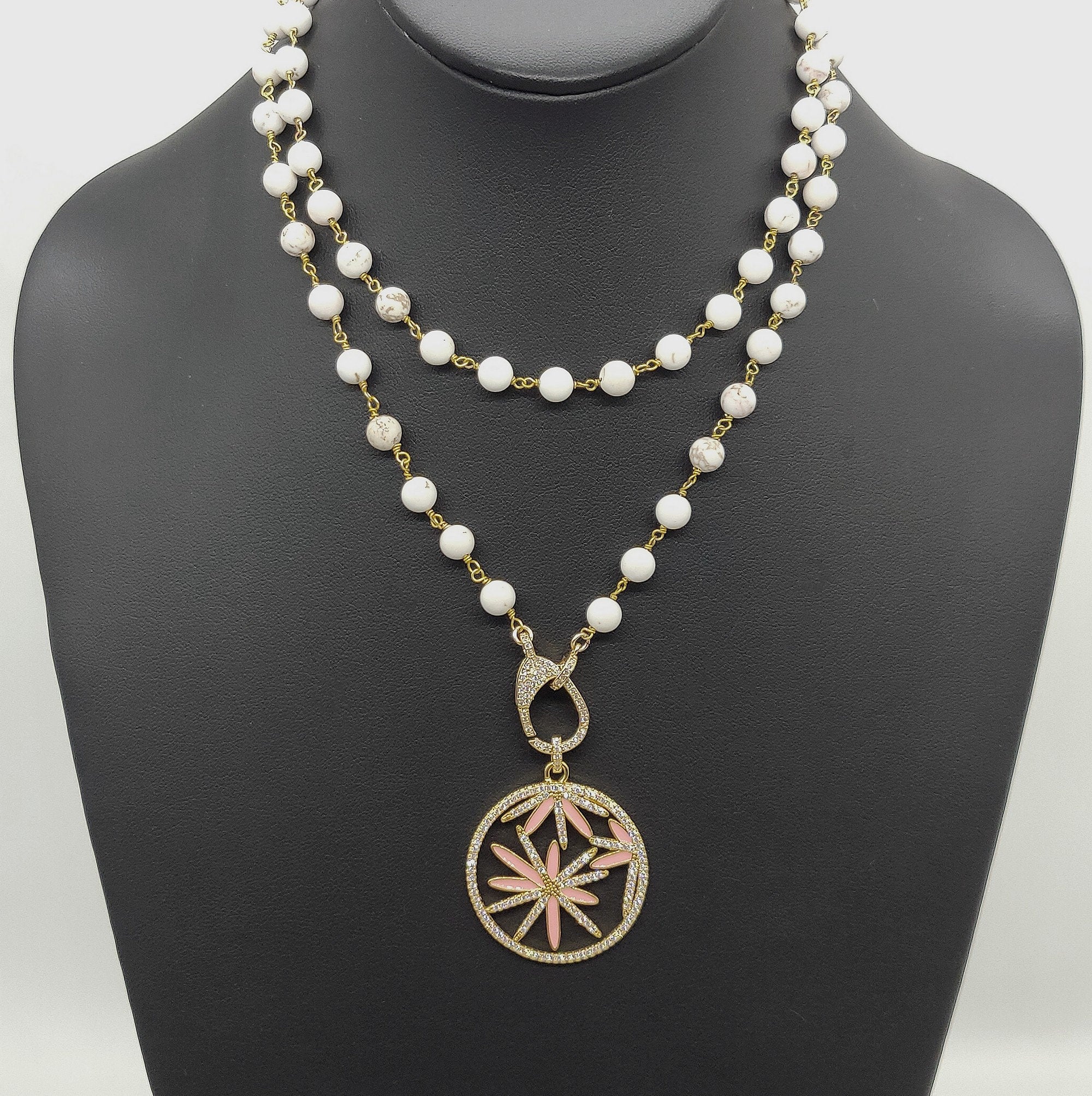 Gold Lotus Flower Necklace - A Girls Gems