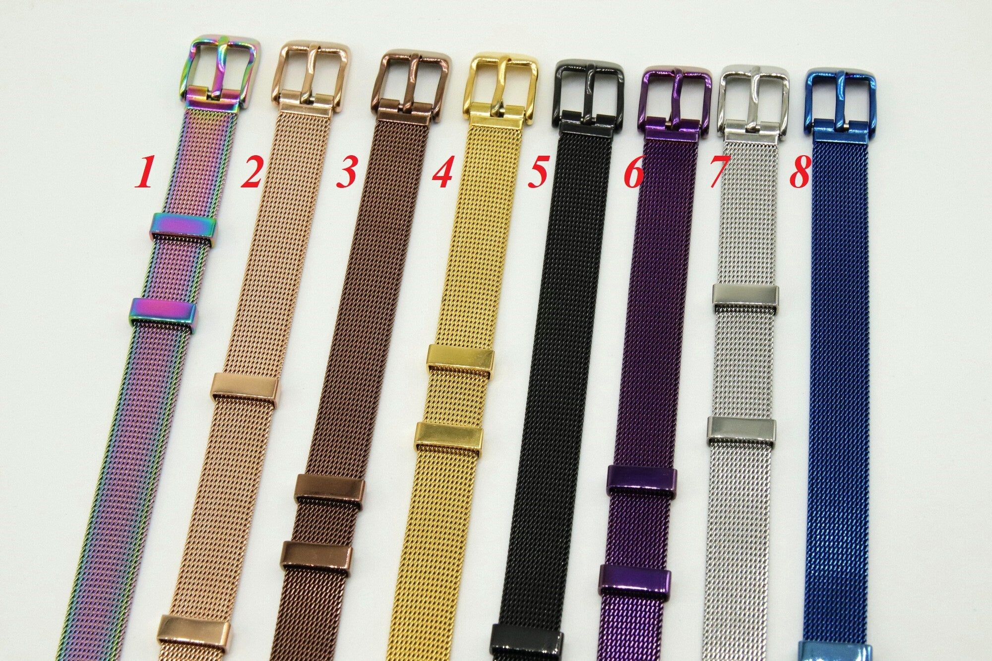 Initial Charm Bracelet, CZ Micro Pave Personalized Gold Slide Bracelets, Adjustable Straps 8 Colors