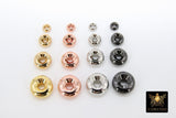 Rose Gold Spacer Beads, 4/6/8/10 mm Round Discs - A Girls Gems