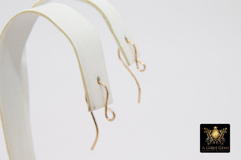 925 Sterling Silver Ear Wire Hooks, Fancy Elegant Wire Earring Findings 