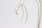 14 K Gold Filled Ear Wire Hooks, V Hook Wire Earring Findings #2167, 20 mm and 34 mm Long Earring Hooks