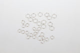 925 Sterling Silver Jump Rings, Open Snap Close Rings, 3.3 mm 4 mm 5 mm or 6 mm Strong