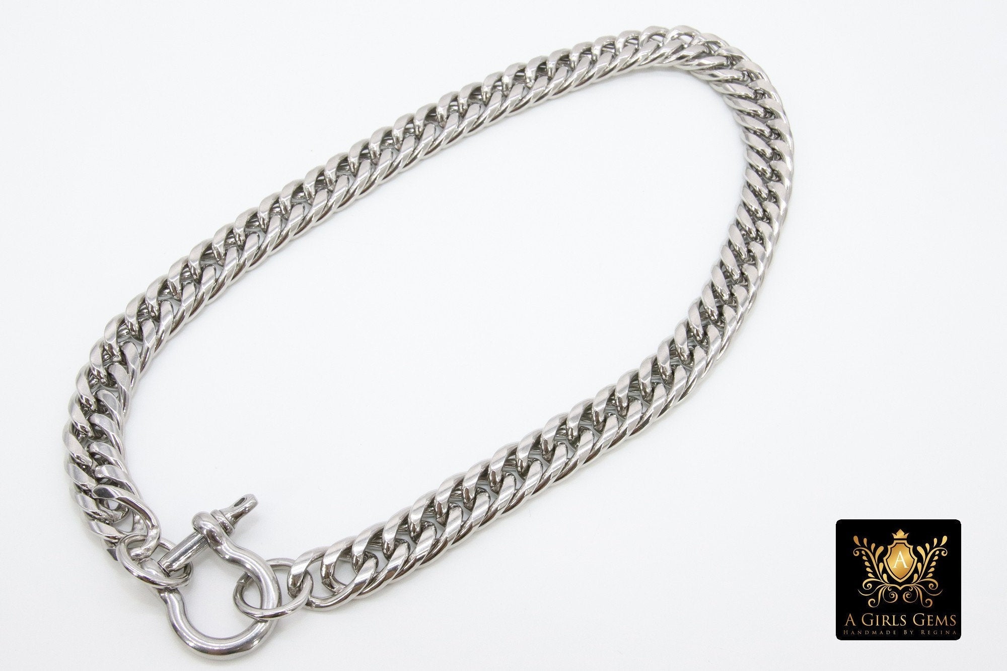 chunky chain necklace | famke