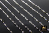 925 Sterling Silver Flat Chains, Unfinished Hammered Extender Chain - A Girls Gems