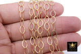 14 K Gold Large Cable Oval Chain, Genuine 14 20 Gold Filled Unfinished Thick Drawn Oval Chains